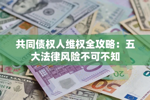 武汉共同债权人维权全攻略：五大法律风险不可不知