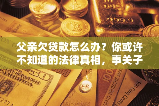 武汉父亲欠贷款怎么办？你或许不知道的法律真相，事关子女未来