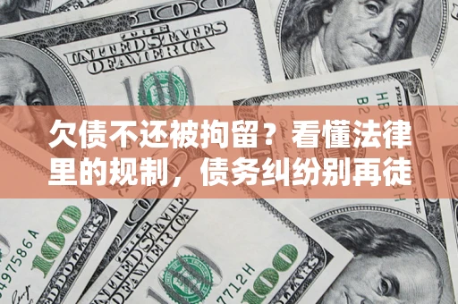 武汉欠债不还被拘留？看懂法律里的规制，债务纠纷别再徒劳奔波