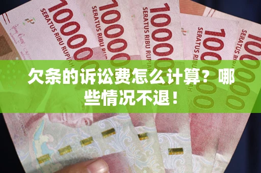 武汉欠条的诉讼费怎么计算?哪些情况不退! 武汉欠条的诉讼费怎么计算?哪些情况不退!