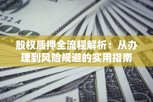 武汉股权质押全流程解析：从办理到风险规避的实用指南