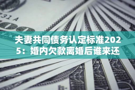 武汉夫妻共同债务认定标准2025:婚内欠款离婚后谁来还? 武汉夫妻共同债务认定标准2025:婚内欠款离婚后谁来还?