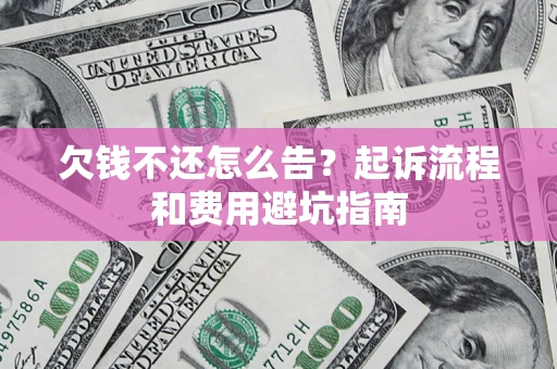 武汉欠钱不还怎么告？起诉流程和费用避坑指南