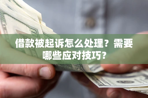 武汉借款被起诉怎么处理？需要哪些应对技巧？